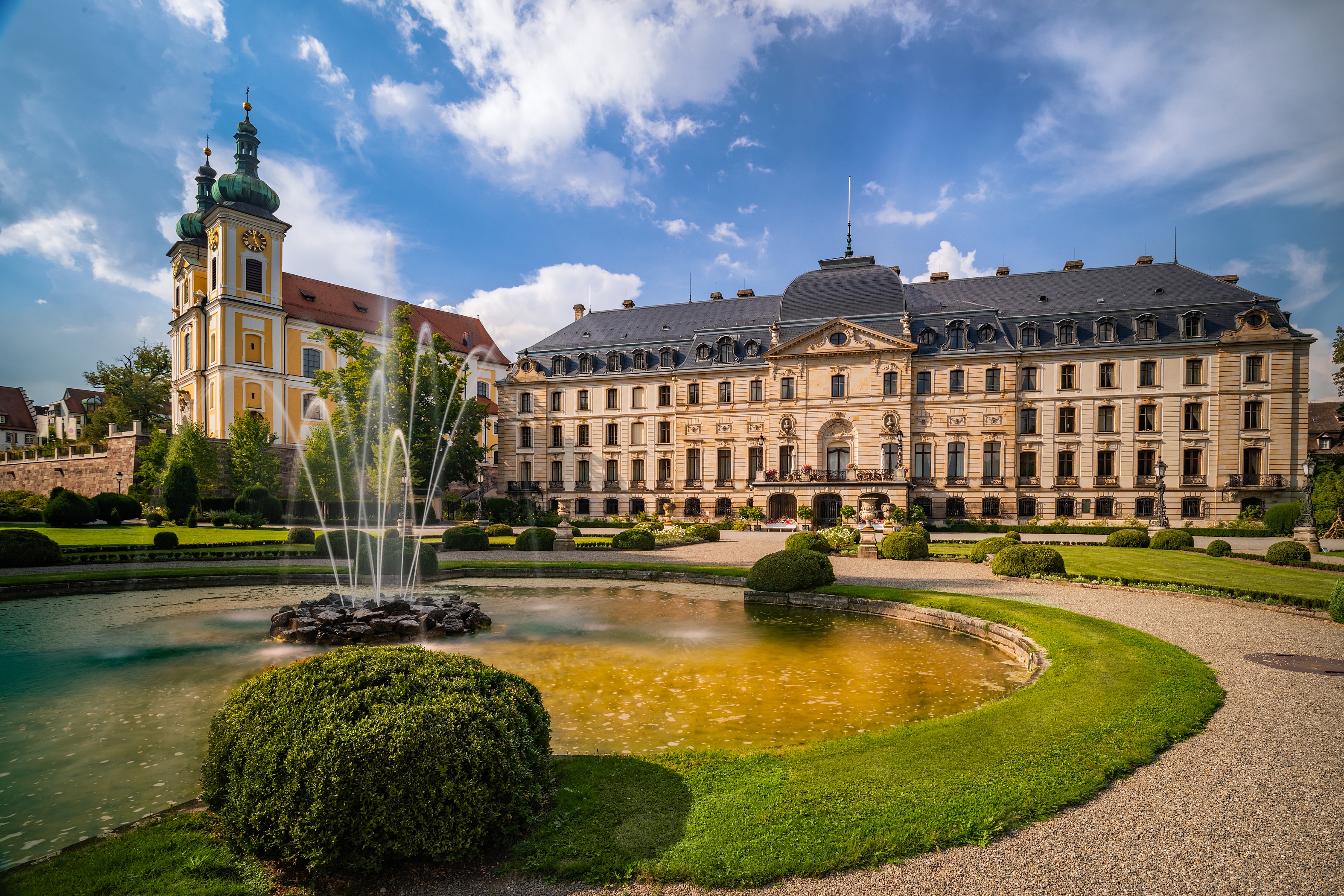 Stadt Stadtkirche St. Johann mit Fürstlich Fürtenbergischem Schloss